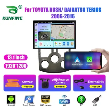 13,1-дюймовый автомобильный радиоприемник для TOYOTA RUSH DAIHATSU 06-16 Автомобильный DVD GPS навигация Стерео Carplay 2 Din Центральный мультимедийный Android Auto