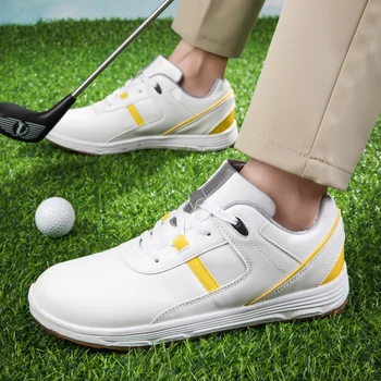 2023 Новый тренировочный гольф для мужчин, Роскошная брендовая спортивная обувь, женская обувь для гольфа высшего качества, Женские нескользящие кроссовки для гольфа, мужские