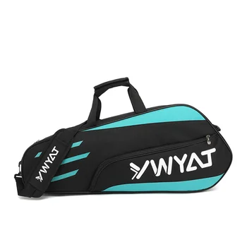 2023 Сумка для бадминтона, мужская сумка на одно плечо с 3 теннисными ракетками, мужской рюкзак, сумка для теннисных ракеток для бадминтона, женская утолщенная теннисная сумка