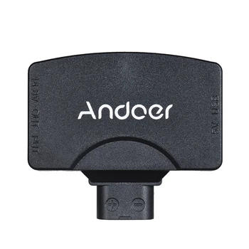 Andoer D-Tap-Разъем USB-адаптера 5V для видеокамеры с V-образным креплением, Аккумулятор для камеры BMCC для iPhone iOS Android, Монитор смартфона