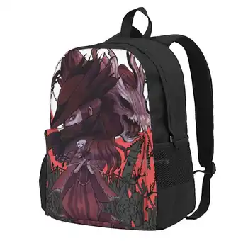 Bloodborne (V.1) Рюкзаки для школьников, подростков, дорожные сумки для девочек Bloodborne
