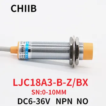 CHIIB LJC18A3-B-Z/BX Датчик приближения Цилиндрический Емкостный Бесконтактный переключатель расстояния обнаружения 10 мм NPN NO DC6-36V