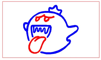 King Boo Ghost Face многоцветная УФ-аэрозольная роспись Для вечеринки Персонализированное Украшение стен Светодиодная Неоновая Вывеска декор комнаты художественная свадьба