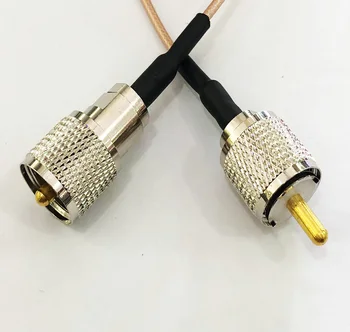 RG316 Длинный UHF штекер pl259-Длинный UHF PL259 штекер для автомобильного кабеля антенны мобильного радио 6 м