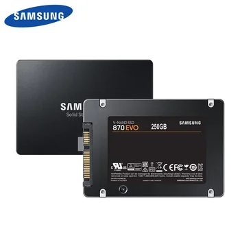 SAMSUNG SSD 870 EVO 250 ГБ 500 ГБ Внутренний Твердотельный диск HDD Жесткий Диск SATA 2,5 250 ГБ 1 ТБ 2 ТБ Дюймовый Ноутбук Настольный ПК