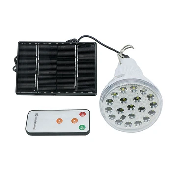 SZYOUMY Outdoor/Indoor 20 LED Solar Light Garden Home Security Lamp Dimmable Led Solar Lamp Remote Camp Travel Use 4-8 Часов
