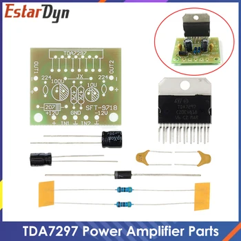 TDA7297 Запасные части для платы усилителя DC12v Grade 2.0 с двойным аудиокодированием 15 Вт Электронный набор 