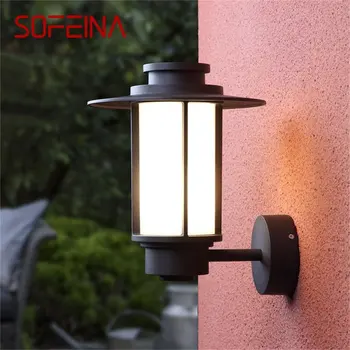 · Уличные настенные светильники SOFEINA, классическое светодиодное освещение, водонепроницаемые бра IP65 для украшения дома, веранды, виллы