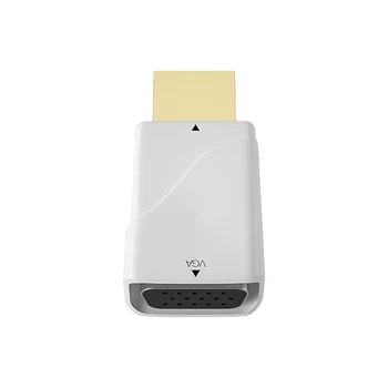 Адаптер HDMI-совместимый с VGA, Выход HD 1080P VGA, Разъем для ПК-конвертера, аудио-видео для игровых гаджетов для ноутбуков XiaoMi Lenovo