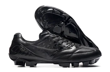 Аутентичная Мужская спортивная обувь Mizuno Creation Wave Ignitus FG, уличные кроссовки Mizuno, Черный цвет, Размер Eur 40-45