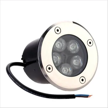 Бесплатная доставка 5 Вт светодиодный точечный светильник Водонепроницаемый наружный подземный садовый светильник AC85V-265V/DC12V