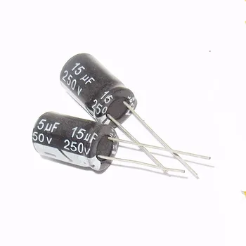 В компонент алюминиевого электролитического конденсатора 15 МКФ 250 В 10*13 мм 250 В 15 мкф Подключаемый модуль (10ШТ)