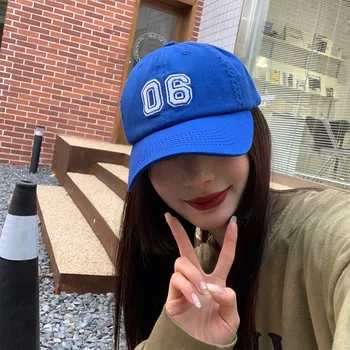 Весенне-летняя бейсболка с крупными буквами, универсальная кепка для защиты от солнца, повседневная Корейская кепка с козырьком, мода на большую окружность головы