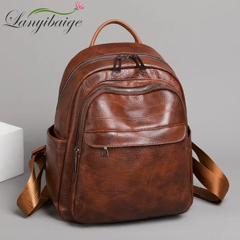 Высококачественные женские рюкзаки большой емкости, роскошные дизайнерские противоугонные дорожные сумки с несколькими карманами, сумки через плечо Mochila