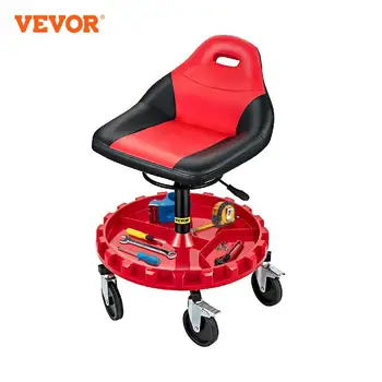 Гаражный стул на колесиках VEVOR Вместимостью 300 фунтов 21 