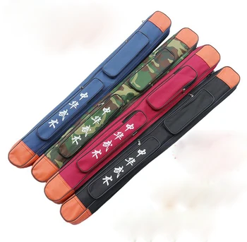 двухслойная утолщенная холщовая сумка для боевых искусств тайцзи кунг-фу, сумки для мечей, упаковка для ножей ушу, синий/черный/красный/зеленый