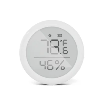 Для Tuya ZigBee интеллектуальный датчик температуры и влажности, цифровой датчик температуры и влажности, детектор