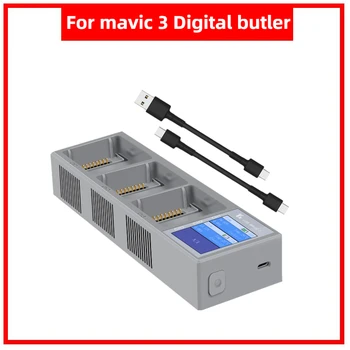 для Дрона mavic 3 Аксессуары Классический ЖК-Экран Цифровой Дисплей Зарядное Устройство USB Зарядное Устройство Концентратор