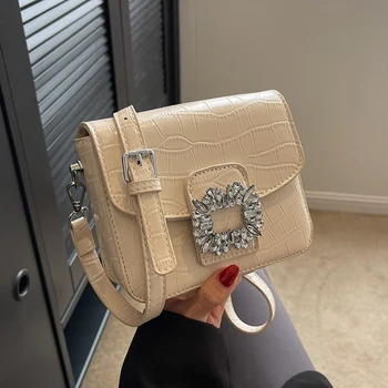 Женская новинка 2023 года, летняя популярная сумка-мессенджер, маленькая дизайнерская сумка через плечо, Квадратная сумка
