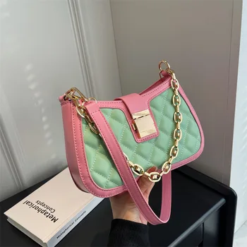 Известный бренд дизайнерских сумок для женщин 2023 новая роскошная реплика bolso Модная ретро-сумочка Женская сумка на ремне с цепочками