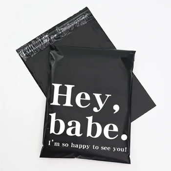 изготовленная на Заказ Почтовая Сумка 100pcs Mailbag Postbag с Напечатанным Логотипом Пластиковой Водонепроницаемой Самозатягивающейся Курьерской Сумкой