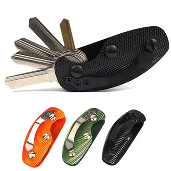 Карманные инструменты EDC брелок для ключей Автомобильный ключ Алюминиевый брелок для ключей Папка для ключей Корпус Ключей Органайзер Сумка Для наружных инструментов