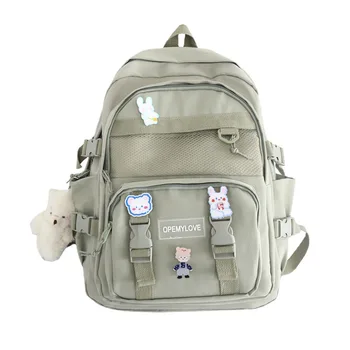 Корейский школьный рюкзак для студенток, рюкзак большой емкости, женский школьный рюкзак