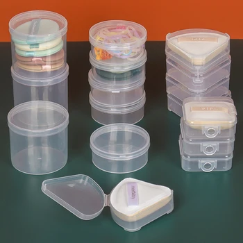 Коробка для хранения небольшого размера из пищевого полипропилена, прозрачный Мини-футляр, Прозрачные Пластиковые ювелирные изделия, Серьги, Кольца, бусы, Пластиковые упаковочные коробки