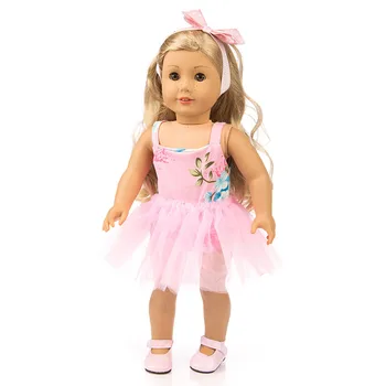 Кукольная одежда для американской куклы 45 см, аксессуары, модное платье-камзол, Рождественские подарки для детей