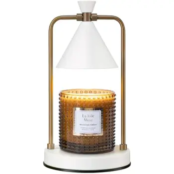 Лампа для подогрева свечей с регулируемым по таймеру электрическим расплавителем свечей, совместимым с маленькими и большими свечами