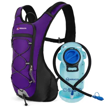 Легкий гидратационный рюкзак с изолированным слоем, 2-литровый гидратационный пузырь 2023 для занятий спортом на открытом воздухе, бегом, велоспортом