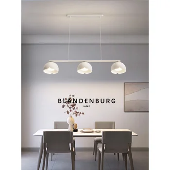 Люстра Bud Nordic Young роскошные ресторанные лампы современный минималистичный креативный кремовый стиль цветы барная лампа