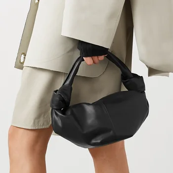 Мода 2023 Новая взрослая Корейская квадратная сумка Женская Мужская простая сумка через плечо из искусственной кожи подмышками