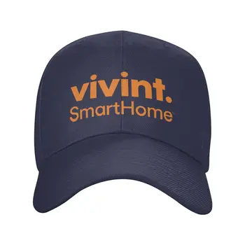 Модный логотип Vivint Smart Home, качественная джинсовая кепка, Вязаная шапка, Бейсболка