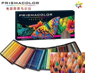 Набор цветных карандашей Prismacolor американского авторского качества 12/24/36/48/72/132/150 Premier