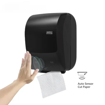Настенные кухонные Принадлежности для ванной комнаты автоматический бесконтактный электрический диспенсер для бумажных полотенец из АБС-пластика с автоматической нарезкой