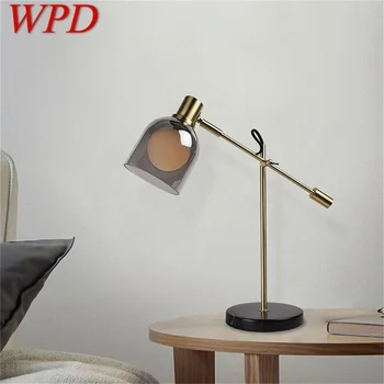 Настольная лампа WPD Nordic Simple в стиле постмодерн, светодиодное настольное освещение для домашнего кабинета, украшения спальни