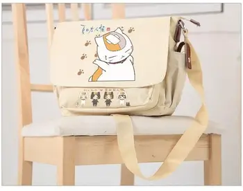 Новая горячая распродажа, Модная Оксфордская сумка-мессенджер для мальчиков и девочек в стиле аниме NatsumeYuujinchou
