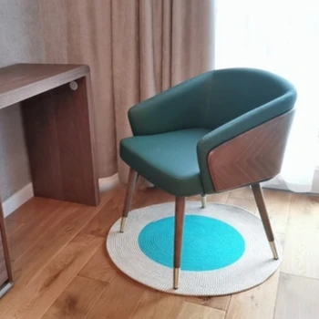 Обеденный стул в скандинавском стиле с минималистичным внешним видом, Роскошный Деревянный дизайн, Высококачественные кресла для отдыха, Удобные шезлонги с украшениями