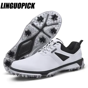 Обувь для гольфа Мужские Водонепроницаемые дышащие кроссовки для гольфа Женские спортивные туфли без шипов Для прогулок спортивная обувь для гольфа на открытом воздухе 2023