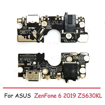 Оригинальный Для ASUS ZenFone 6 2019 ZS630KL USB Плата Для Зарядки Док-порт Гибкий Кабель Запчасти для Ремонта