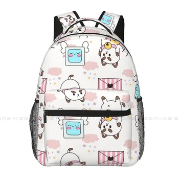 Повседневная школьная сумка большой вместимости, рюкзаки для ноутбука с изображением щенка и робота, многофункциональный мягкий рюкзак для подростка