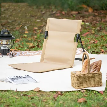 Подушка для спинки кемпинга из алюминиевого сплава, стул для пикника на лужайке в парке, складной пляжный стул, Переносная наружная подушка для заднего сиденья