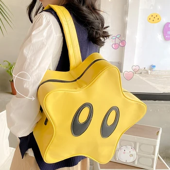Рюкзак Big Eyes Star в Корейском стиле Spicy Girl Y2K, милая модная сумка, студенческий школьный рюкзак, женский кавайный водонепроницаемый детский рюкзак для путешествий