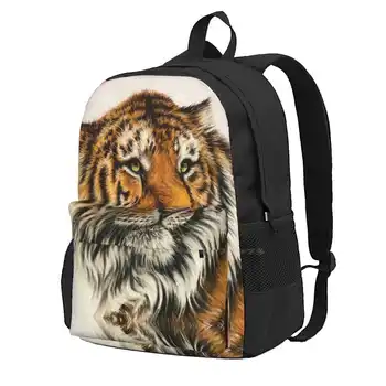 Рюкзак Tiger, модные сумки, Большая кошка, Дикая Природа, Животные Оранжевого и черного цвета, Любитель тигров