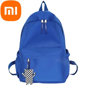 Рюкзак Xiaomi Простой и универсальный Повседневный однотонный рюкзак для старшеклассницы, рюкзак для милой девушки