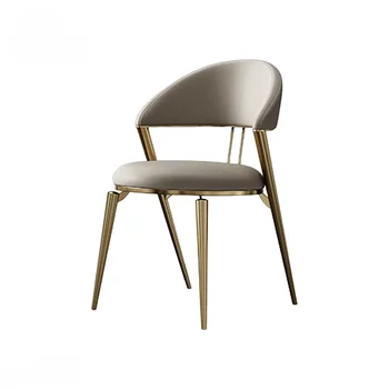 Скандинавские Металлические Обеденные стулья Мебель для гостиной и столовой