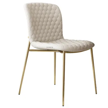 Современный минималистичный обеденный стул из кованого железа, стул из скандинавской столовой, мебель для ресторана, креативный стул для отдыха