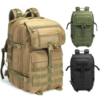 Спортивная сумка для активного отдыха Походная сумка Тактический рюкзак Камуфляжный рюкзак Боевой Тактический рюкзак Molle 45L