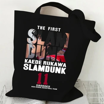 Сумки из аниме Slam Dunk для женщин, сумки с комиксами Rukawa Kaede, Классические баскетбольные сумки для покупок, женские сумки из японской манги